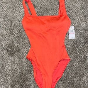 Michael Kors Coral One-Piece Swimsuit